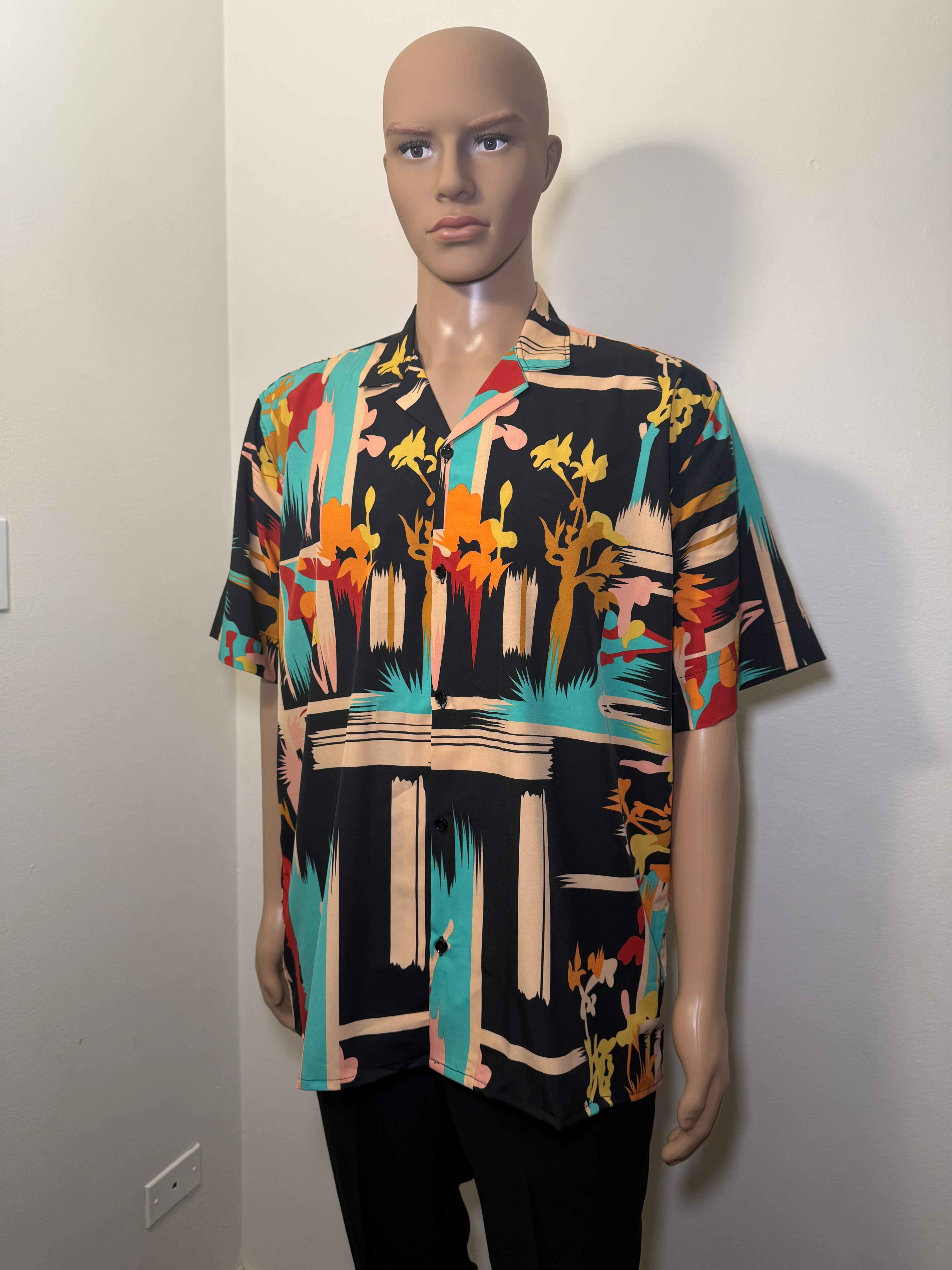 Retro-Style Camp Shirt