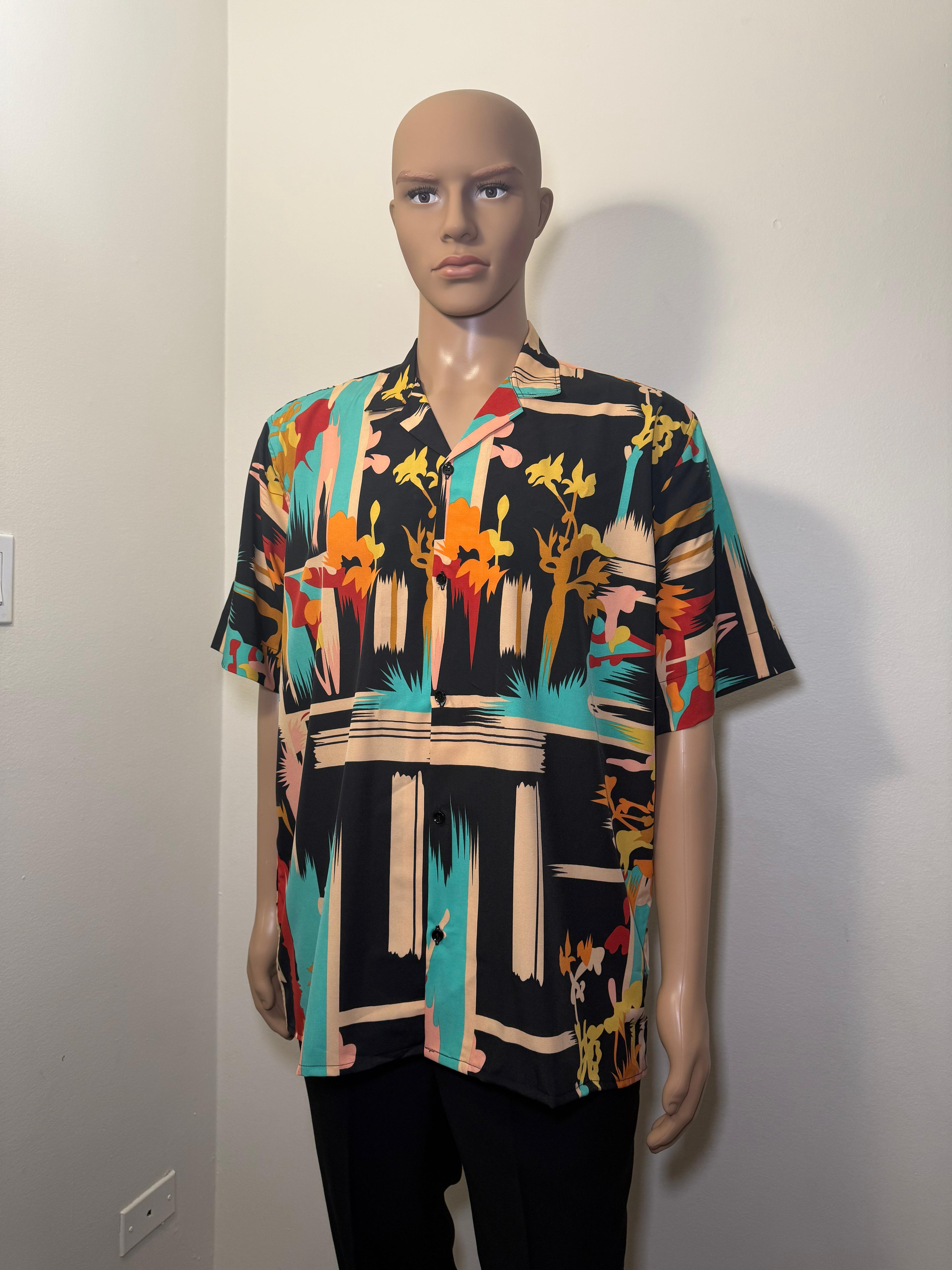 Retro-Style Camp Shirt