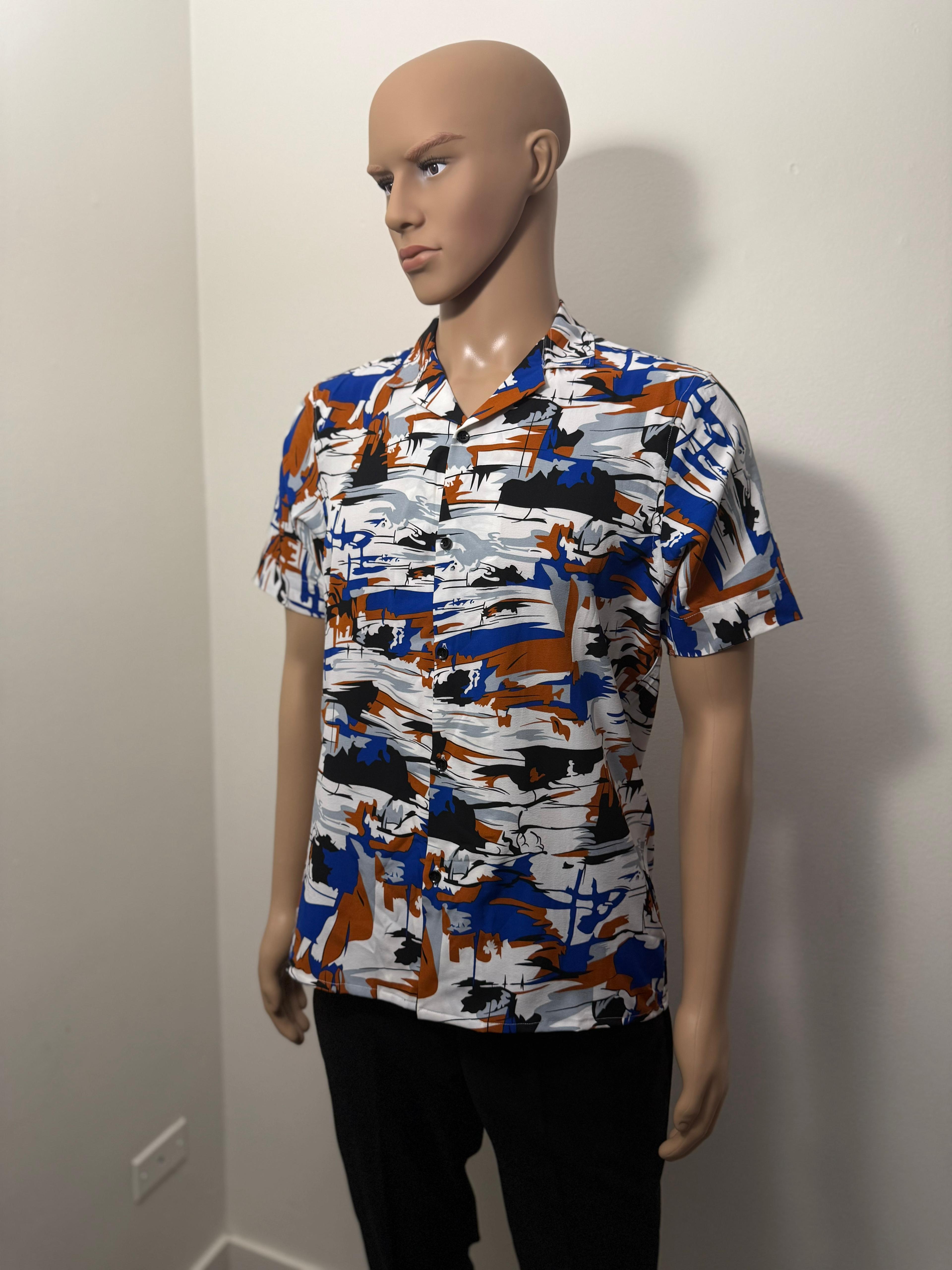 Statement Print Camp Shirt