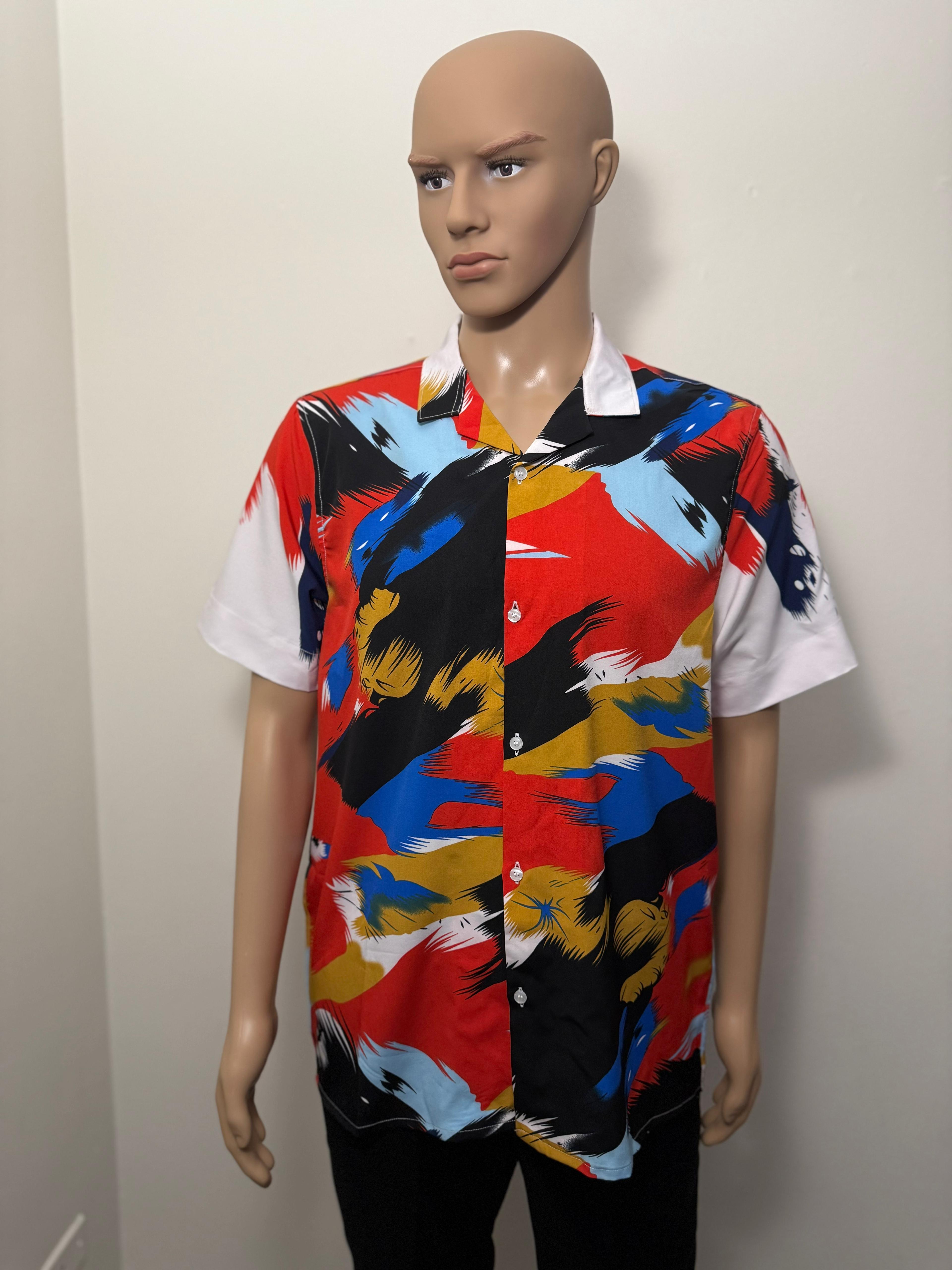 Statement Print Camp Shirt