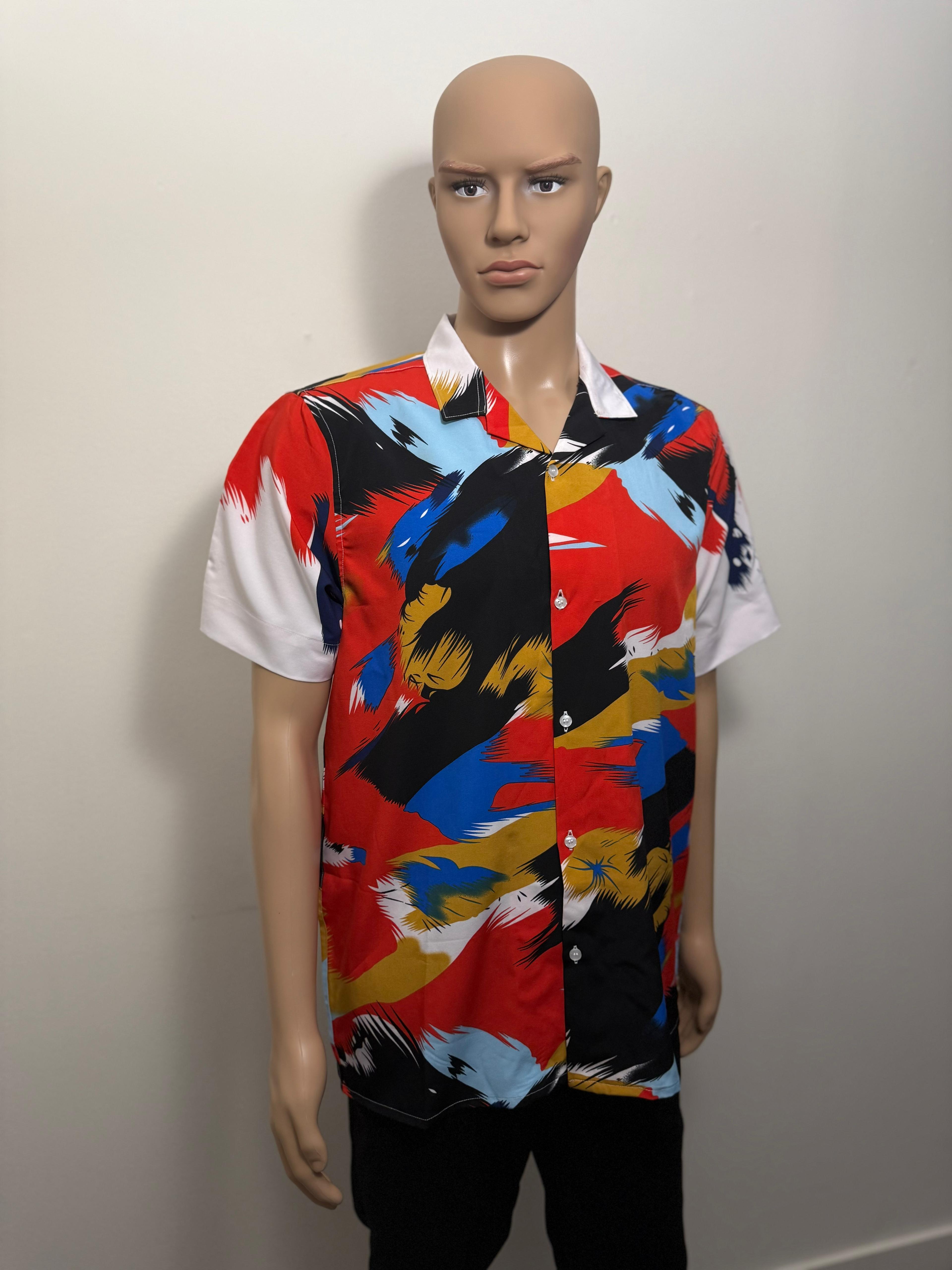 Statement Print Camp Shirt